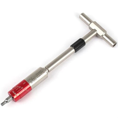 Le Fix It Sticks All-In-One Torque Driver est léger, portable et offre un réglage de couple de 15 à 65 in-lb, idéal pour un ajustement précis sur le terrain.