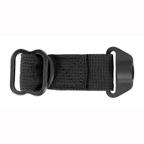 Le Sling Tail Buttstock Push Button Base Adapter te permet d'utiliser facilement des slings à bouton poussoir sur des crosse de carabine sans bases intégrées.