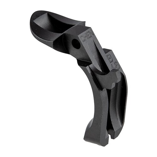 Les Chen 1911 Beavertail Grip Safeties offrent un ajustement parfait, limitent le jeu et sont disponibles en bleu ou en acier inoxydable pour un style optimal.