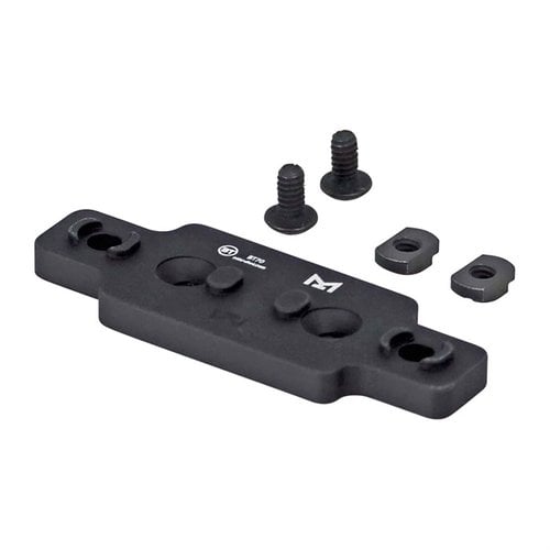 L'adaptateur M-LOK BT70 pour bipieds Atlas permet une fixation facile sur les systèmes M-LOK, en aluminium robuste et léger, idéal pour tes besoins de tir.