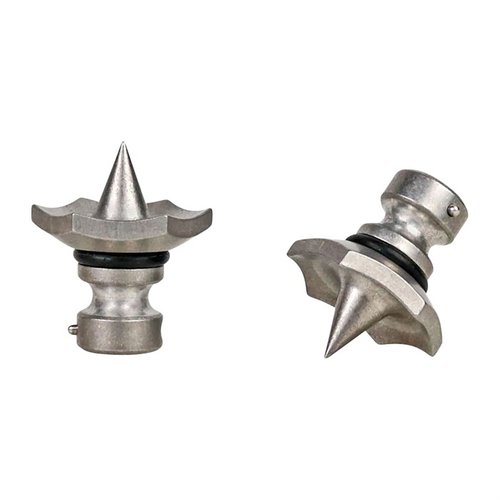 Les Raider Cleat Feet pour Atlas 5-H et Super CAL sont en acier inoxydable, robustes et faciles à installer, idéales pour améliorer la stabilité de ton bipied.