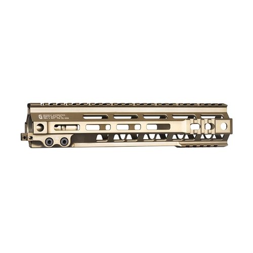 Le rail Super Modular MK4 M-LOK™ est ultra-léger, avec des sections picatinny intégrées et des fentes M-LOK pour une modularité maximale et un poids réduit.
