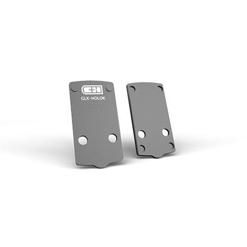 La plaque de montage C&H Precision V4 pour Glock 43/48 en aluminium 6061 offre une fixation solide pour les optiques Holosun, idéale pour un usage intensif.