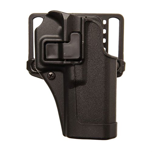 Le holster SERPA CQC de Blackhawk offre une sécurité optimale pour ton arme, un tir rapide et un design compact, avec une compatibilité polyvalente.