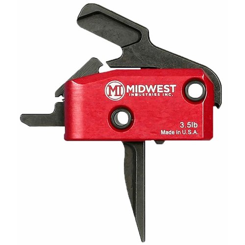 Améliore ton tir avec la détente AR-15 Enhanced Flat Trigger 3.5lb : un tir précis, un réarmement rapide et une installation facile, tout en étant fabriquée aux USA.