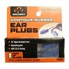 WALKERS GAME EAR CORDED RUBBER EAR PLUGS W/ BLUE/YELLOW CORD
