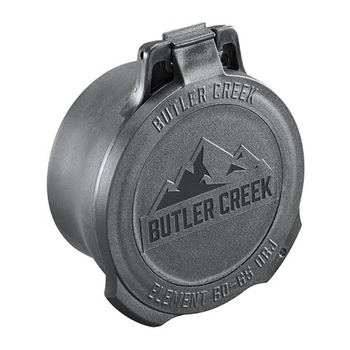 Les capuchons Butler Creek Element sont ultra-résistants avec une manche multi-flex et un disque dope imprimable pour des infos sur le vent et l'élévation.