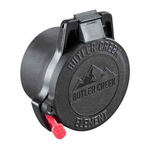 Les capuchons Butler Creek Element sont ultra-résistants avec une manche multi-flex et un disque dope imprimable pour les infos de vent et d'élévation.