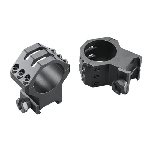 Les SIX-HOLE SKELTON RINGS de WEAVER offrent une robustesse exceptionnelle et une légèreté optimale pour tes montages tactiques de 30mm, parfaits pour une précision accrue.