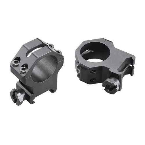 Les FOUR HOLE SKELETON RINGS de WEAVER offrent une fixation robuste grâce à leurs 4 vis Torx, en aluminium léger et anodisé pour une durabilité maximale.