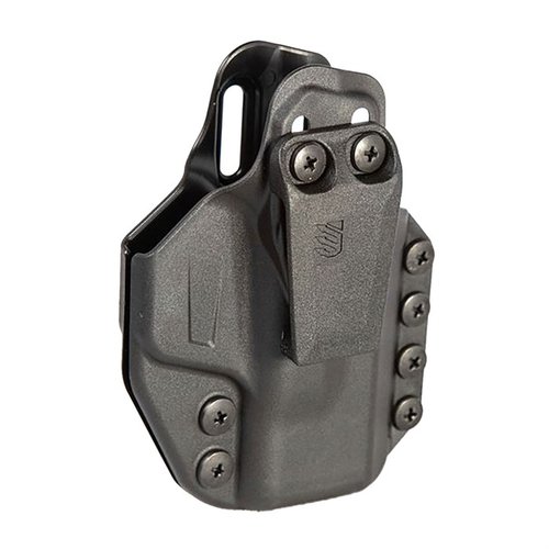 Découvre le Stache™ IWB, un holster modulaire et confortable pour un port dissimulé optimal, conçu pour surpasser les limites du Kydex®.
