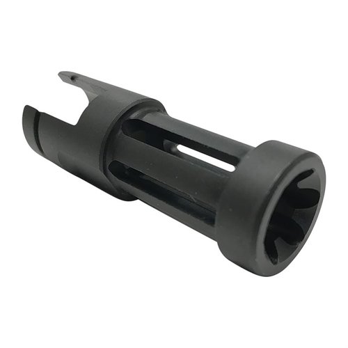 Le FLASH HIDER pour Ruger™ 10/22™ se fixe facilement sur le canon standard avec une seule vis, sans besoin de gunsmithing, pour réduire le flash.