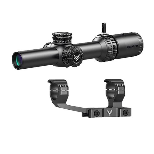 Le Swampfox Arrowhead 1-10X24 SFP offre des turrets verrouillables, un design optique avancé, et des réticules illuminés parfaits pour la défense et le tir de précision.