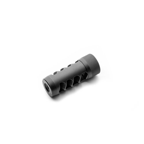 Le HELLFIRE MATCH MUZZLE BRAKE offre un contrôle optimal du recul et de la montée du canon, sans bruit supplémentaire grâce à son design innovant à 4 ports.