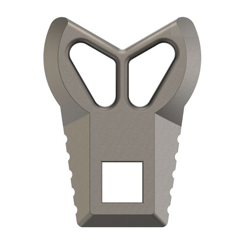Le MASTER-FIT 3 PRONG FLASH HIDER WRENCH de REAL AVID est un outil précis conçu pour les flash hiders à 3 prongs, s'adaptant parfaitement aux clés de couple de ½
