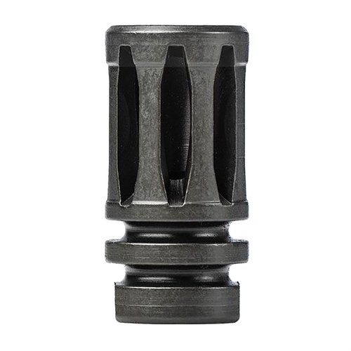 Le 9MM A2 Birdcage Flash Hider est un dispositif de bouche fonctionnel et économique, idéal pour ton canon 9mm en 1/2 x28 TPI.