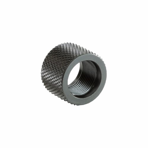 .920 BULL THREAD PROTECTOR 1/2-28 protège les filetages de ton fusil contre les dommages, facile à installer et avec une prise en main sûre grâce à son extérieur strié.