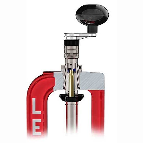 Le Lee Deluxe Quick Trim te permet de couper rapidement et précisément tes douilles sans réglages, tout en chanfreinant le col. Précision au millimètre!