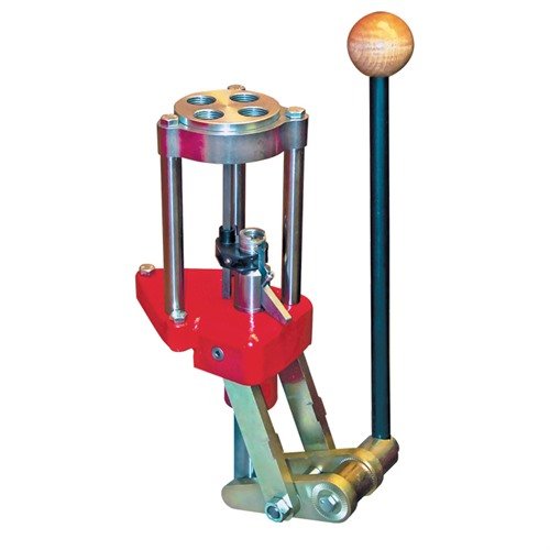 La presse 4-HOLE CLASSIC TURRET de LEE PRECISION offre une construction robuste, un index automatique et un système de mise à amorce facile pour un rechargement sans effort.