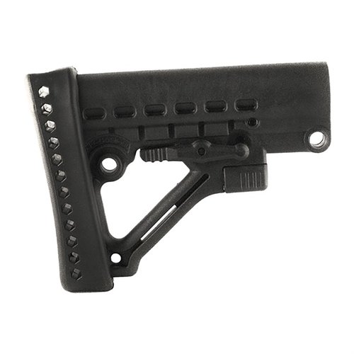Le buttstock Archangel® ajustable en 6 positions est parfait pour ton AR-15®/AR-10®, avec un design robuste en polymère et un pad de recul en caoutchouc.