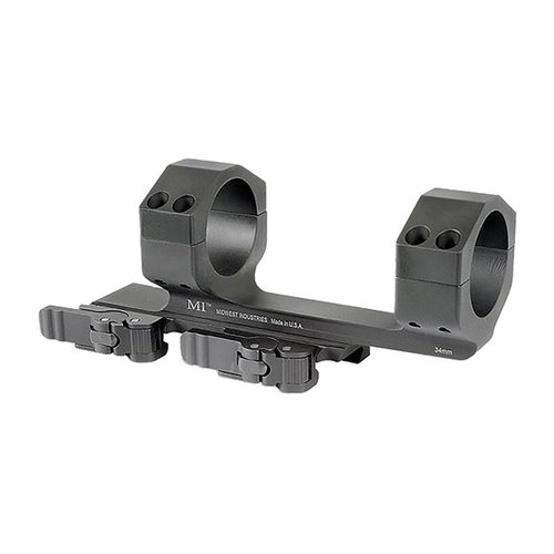 Le QD Scope Mount 34mm avec un décalage de 1,5" offre un levier QD ultra fluide, un réglage sans outils et une construction en aluminium anodisé pour une durabilité maximale.
