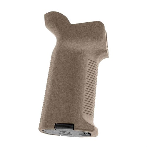 Le Magpul K2-XL Grip est parfait pour les grandes mains, offrant un meilleur contrôle, confort, et traction, même dans des conditions difficiles.