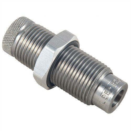 Le Lee Factory Crimp Die assure un maintien ferme de la balle, améliorant la précision grâce à une pression uniforme et moins de variations de vitesse.