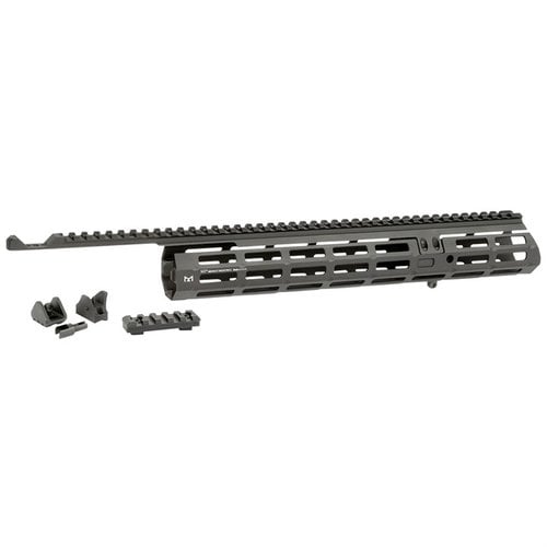 Transforme ton Marlin 1895 avec le système de visée étendu Midwest Industries : rail Picatinny, M-LOK®, et des organes de visée réglables pour une précision optimale.