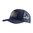 Casquette trucker bleu marine, patch en cuir standard