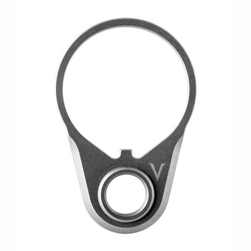 L'AR-15 QD ENDPLATE en titane de V SEVEN est 50% plus léger qu'un modèle en acier, avec une finition en titane brut et garantie à vie.