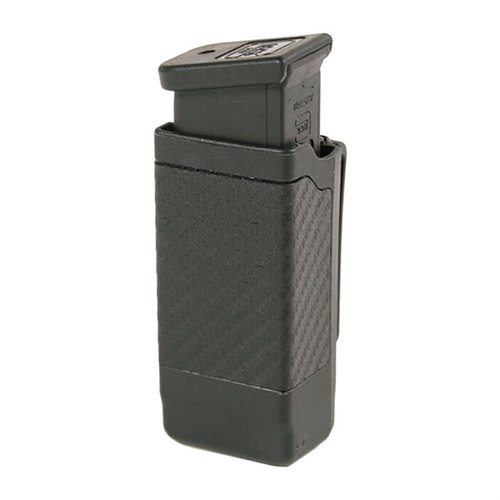 Le SINGLE MAGAZINE POUCH DOUBLE STACK BLACKHAWK est léger, sécurisé et permet un accès rapide à ton chargeur 9mm/.40 Cal pour des changements de munitions efficaces.