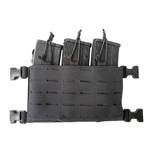 Le placard MOLLE Kangaroo de BLACKHAWK est léger, durable et personnalisable, avec un insert triple pour chargeurs 5.56 et un cordon de sécurité ajustable.