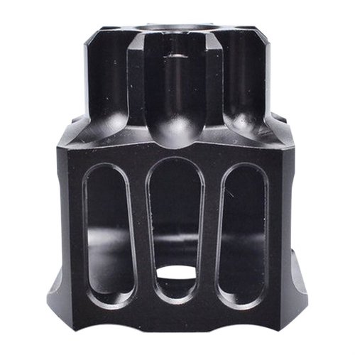 Le LOUD AND FLASHY est un frein de bouche qui réduit le recul et la montée du canon tout en amplifiant le son et le flash, parfait pour les canons de 7.65