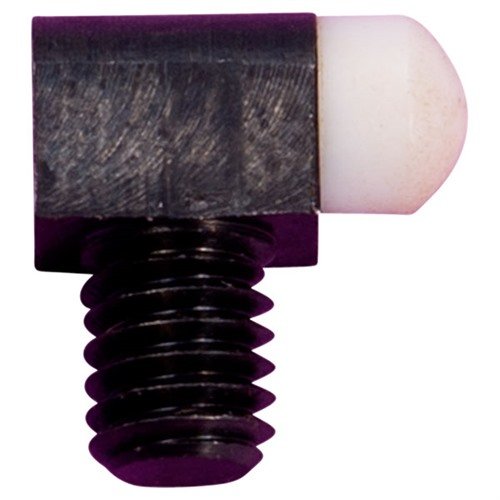 Les SIGHT BEADS de BRADLEY GUNSIGHT offrent un montage solide avec un bloc d'acier, disponibles en plastique rouge ou blanc et en laiton doré ou argenté.