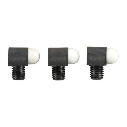 Les SIGHT BEADS de BRADLEY GUNSIGHT offrent un montage robuste et précis avec un bloc d'acier, disponibles en plastique rouge ou blanc, et en laiton.