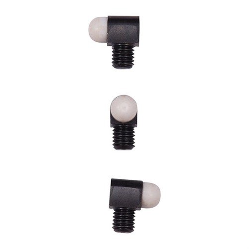 Les SIGHT BEADS de BRADLEY offrent un montage solide avec un bloc en acier pour un meilleur positionnement et une surface accrue, disponibles en plastique rouge ou blanc.
