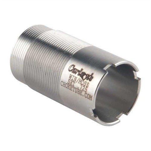 Les tubes de choke en acier inoxydable de Carlson's s'adaptent à de nombreux fusils, offrant durabilité et compatibilité avec les charges magnum et acier.