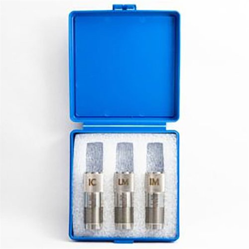 Le set de tubes de choke Brownells & Carlson 3-Gun te permet de choisir entre trois tubes en acier inoxydable 1704 pour des performances optimales en compétition.