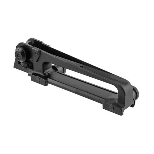 Le Carry Handle Colt M4/A4 est robuste, avec réglages de visée Mil-Spec jusqu'à 600m, et se fixe facilement sur les receivers Picatinny.