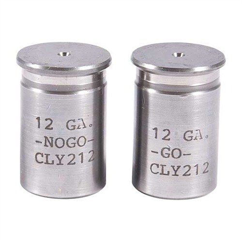 Les jeux de jauges Clymer Go & No-Go en acier te permettent de mesurer avec précision l'espace de tête de tes armes, garantissant sécurité et performance.