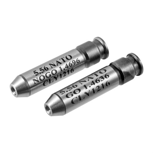 Les ensembles de jauges Clymer Go & No-Go te permettent de mesurer précisément l'espace de chambre de ton arme, garantissant sécurité et performance.