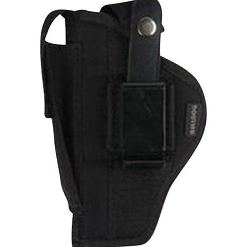 Le Bulldog Belt/Clip Ambi Holster est parfait pour un transport discret et sécurisé de ton arme de 5 à 6,33 pouces. Pratique et adaptable, il s'ajuste facilement.