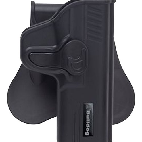 Le Bulldog Rapid Release Holster pour S&W M&P Std Blk offre un accès rapide, une sécurité optimale et un confort inégalé pour un transport facile de ton arme.