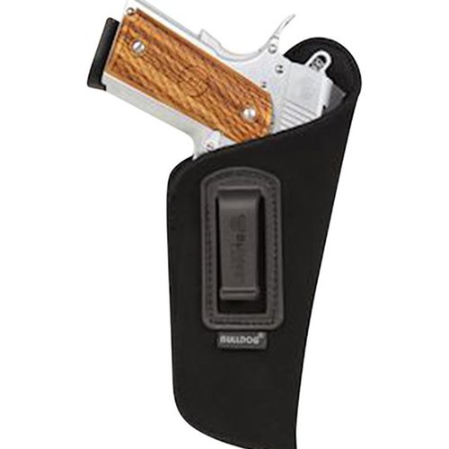 Le Bulldog Deluxe Inside Pants Holster est conçu pour un confort optimal et un accès rapide, parfait pour les armes de 2 à 2,5 pouces de canon.