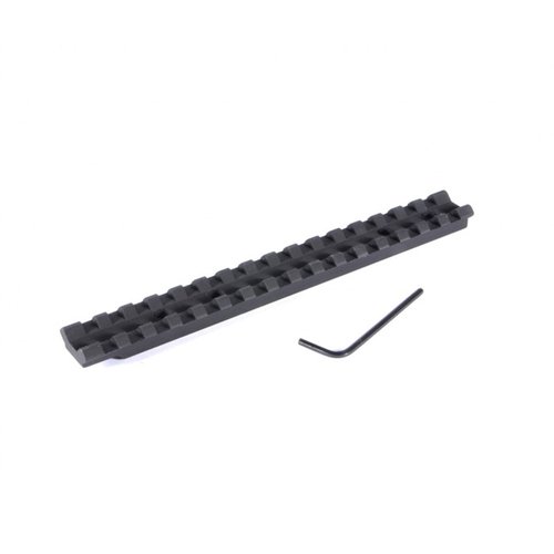 Ajoute une base de scope Picatinny EGW pour ta Ruger American Short Action, légère, sans perçage, avec réglage facile de l'œil et compatible avec les anneaux Picatinny.