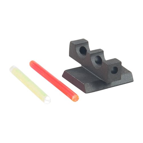 Le KIMBER FIBER OPTIC FRONT SIGHT d'EGW offre un insert interchangeable rouge ou vert qui améliore la visibilité et la rapidité de visée. Trois hauteurs disponibles.