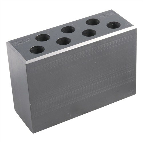 Les 7-HOLE CHAMBER CHECKERS d'EGW en aluminium 6061 T6 garantissent que tes munitions respectent les normes, évitant ainsi les problèmes de chargement et de tir.