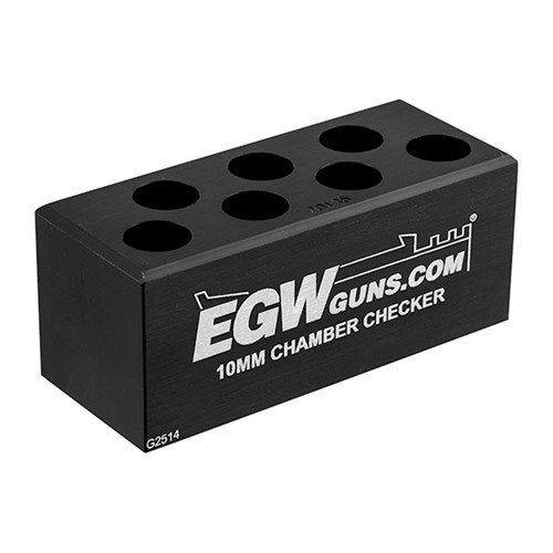 Les 7-HOLE CHAMBER CHECKERS d'EGW en aluminium 6061 T6 vérifient que tes munitions respectent les normes, évitant ainsi les problèmes de chargement et de tir.