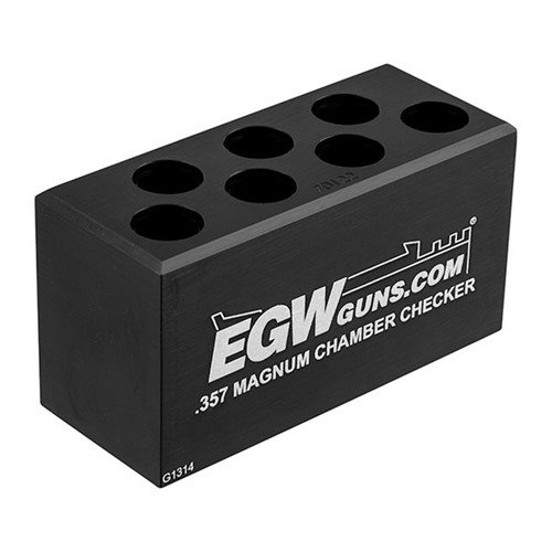 Les 7-HOLE CHAMBER CHECKERS d'EGW en aluminium 6061 T6 garantissent que tes munitions sont conformes, évitant ainsi les problèmes de fonctionnement.