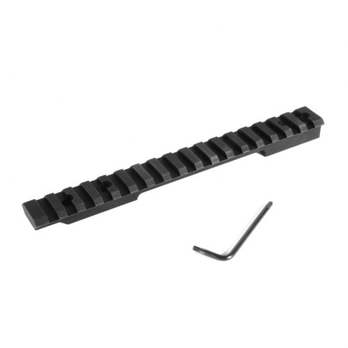 Les bases de lunette EGW Weatherby Mark V offrent une installation sans perçage, en aluminium 7075 T6, avec un rail Picatinny pour une flexibilité maximale.